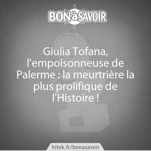Giulia Tofana, l'empoisonneuse de Palerme : la meurtrière la plus prolifique de l'Histoire !