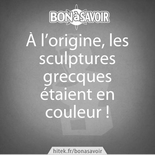 À l’origine, les sculptures grecques étaient en couleur !